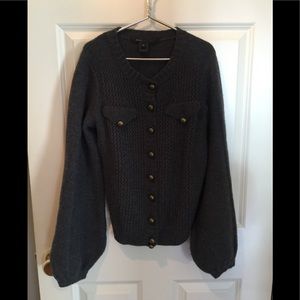 Marc Jacobs wool bell sleeve cardigan